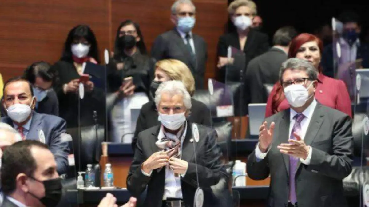 Olga Sánchez Cordero toma protesta en el Senado